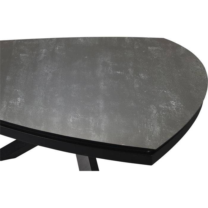 Lesli Living Tisch »Mojito Ceramic Negro« dreieck 170x170cm