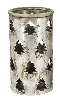 Exner »Windlicht ArgenT« silber Stoneware