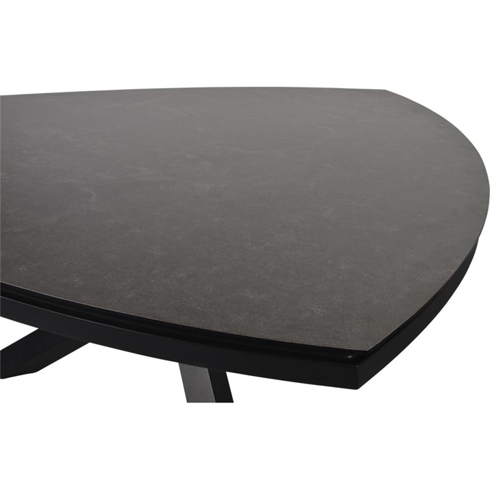 Lesli Living Tisch »Mojito Ceramic Negro« dreieck 170x170cm