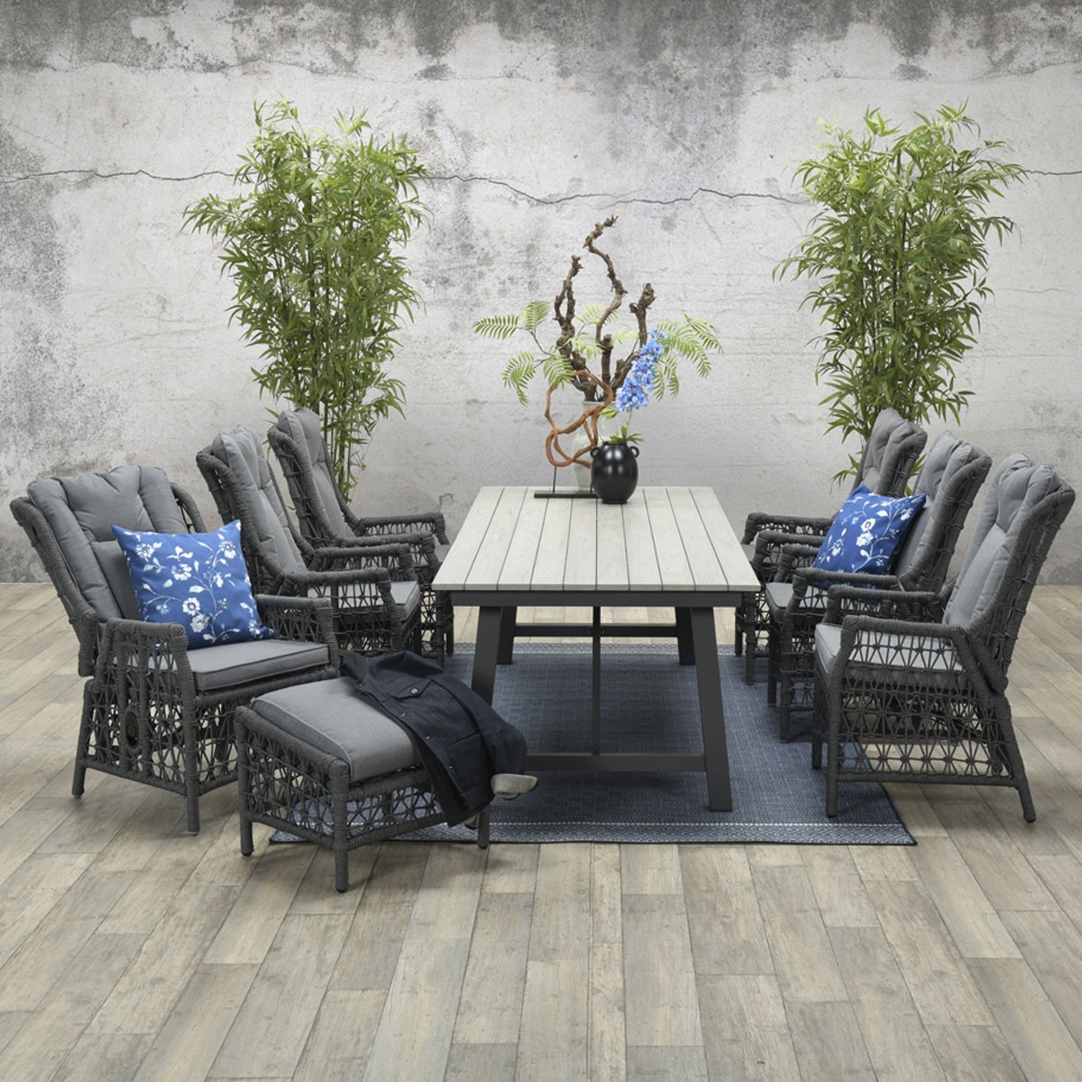 Garden Impressions Stuhl »Excellence« verstellbar mit Tisch »Harvard«