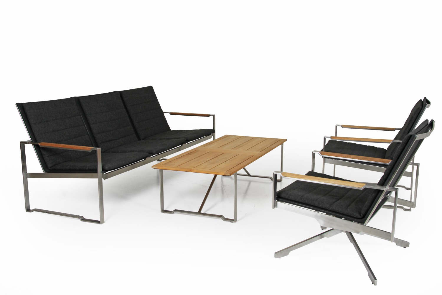 Brafab »Gotland« Teak-Edelstahlgruppe