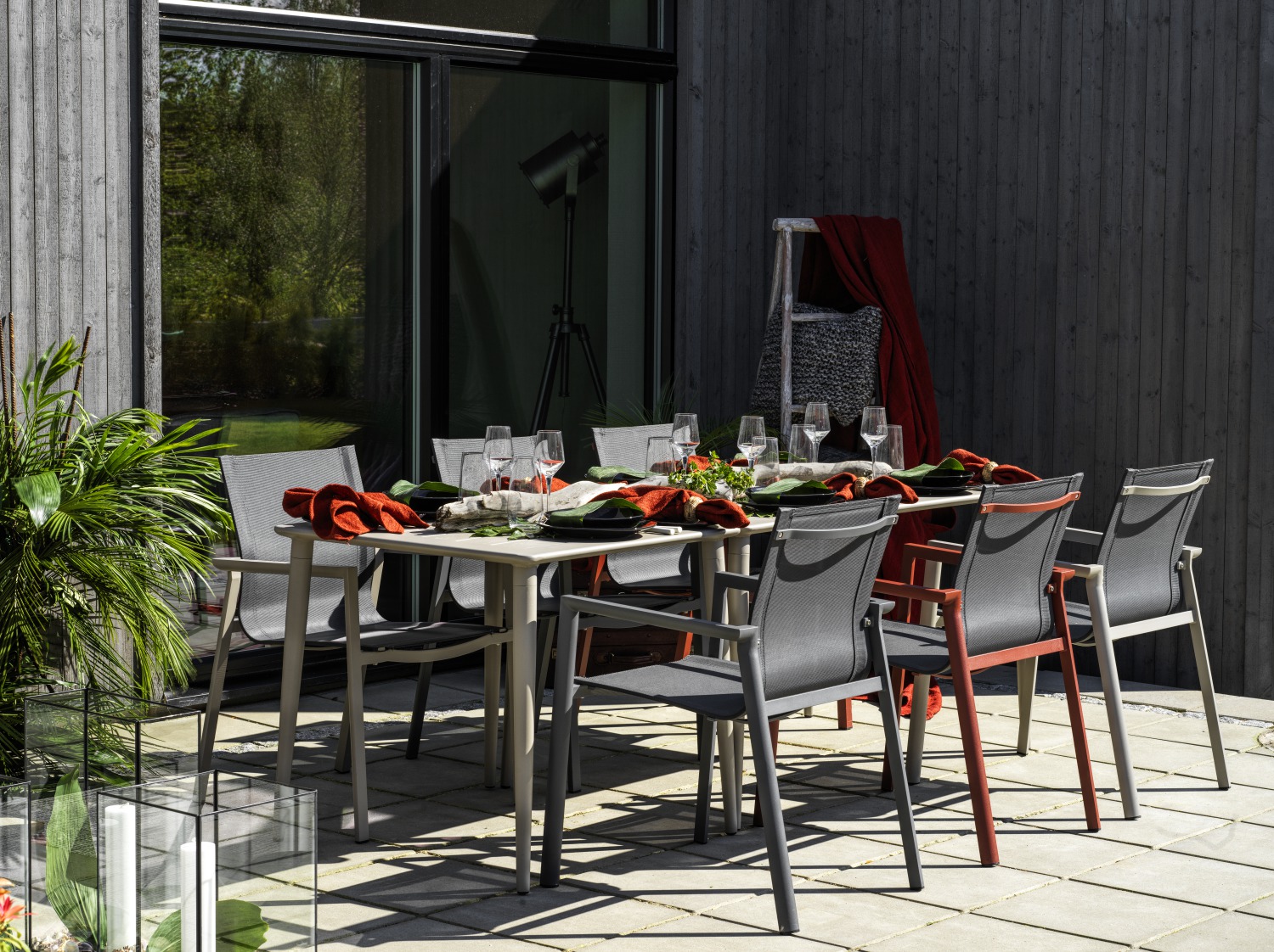 Brafab Stuhl »Delia« mit Tisch »Nimes«