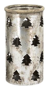Exner »Windlicht ArgenT« silber Stoneware
