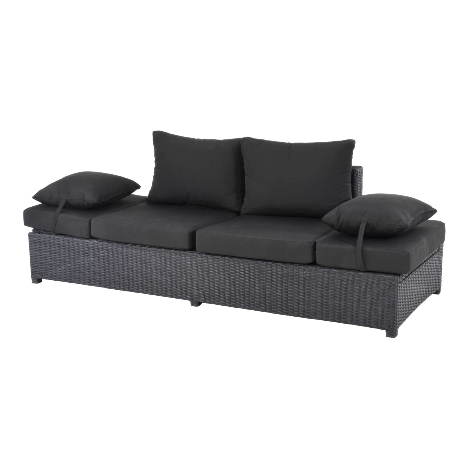 Lesli Living Loungebank »Roma Black«