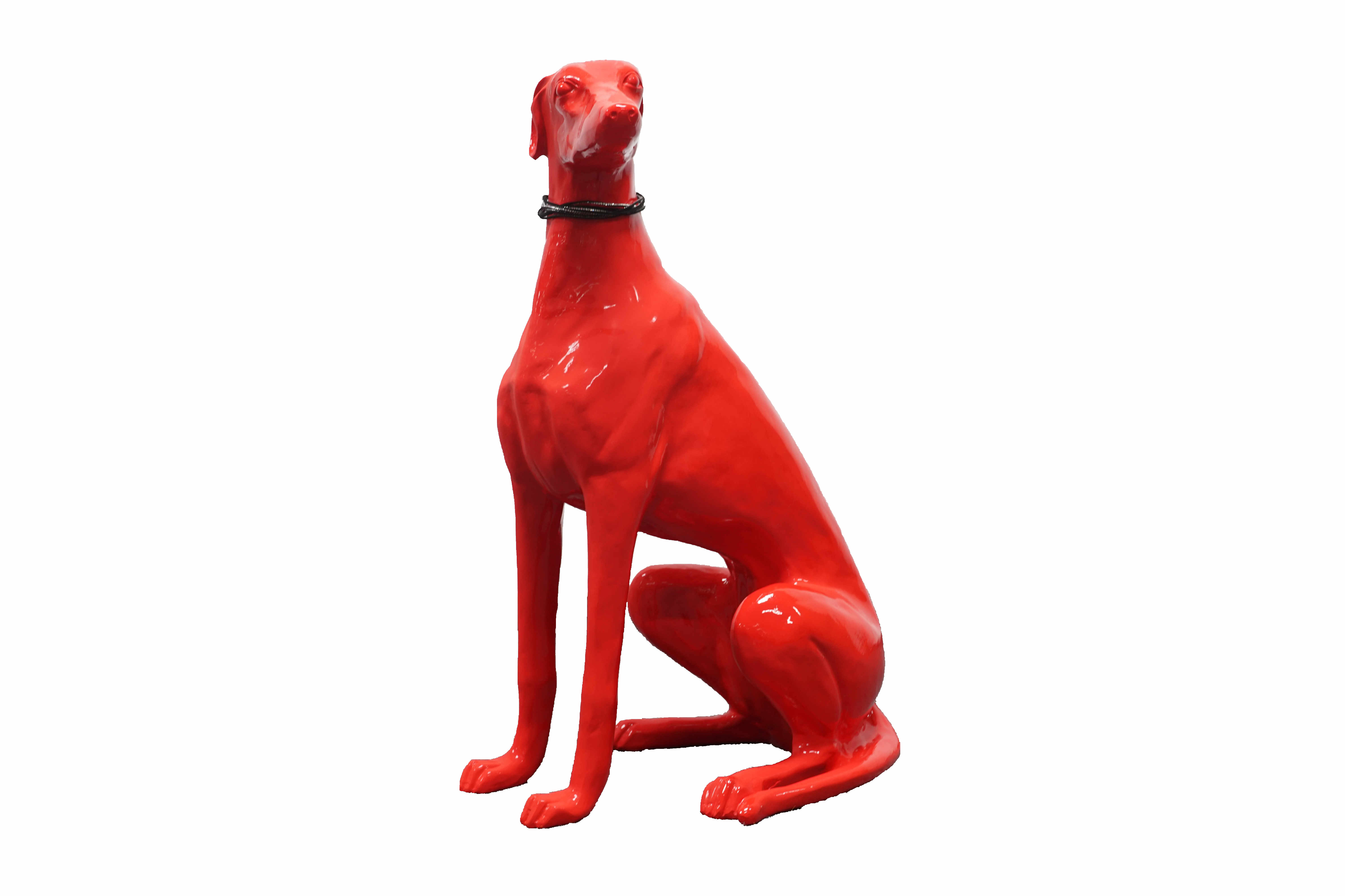 Tierskulptur Windhund »Mike«