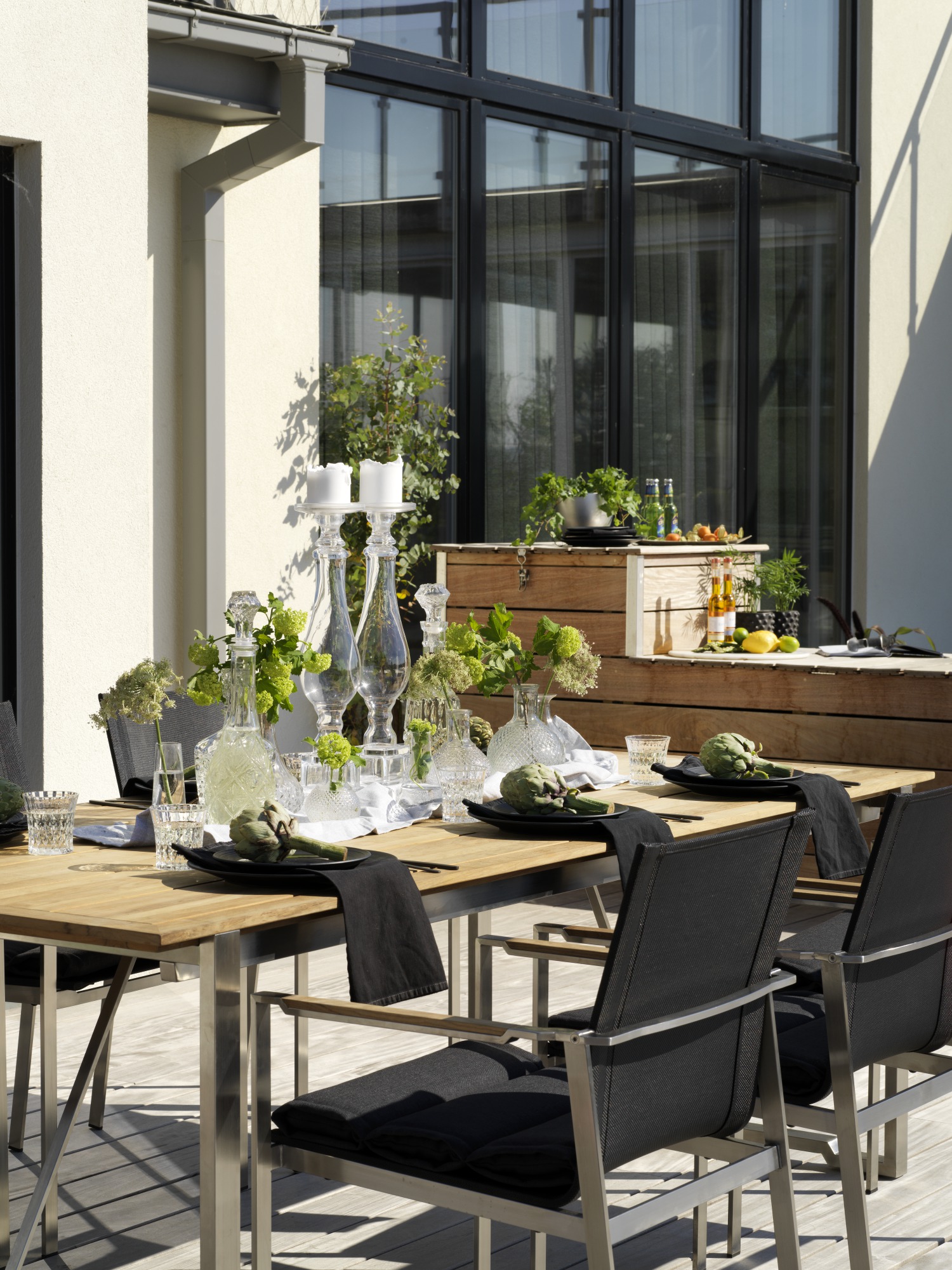 Brafab »Gotland« Teak-Edelstahlgruppe