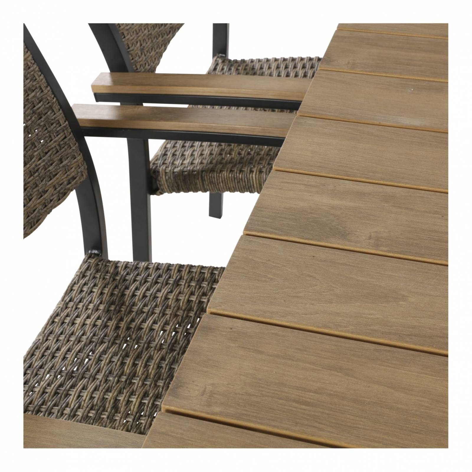 41301-D15nRQhoRIiywZEI Lesli Living Sitzgarnitur Arezzo 4 Personen braun 160x90x74cm
