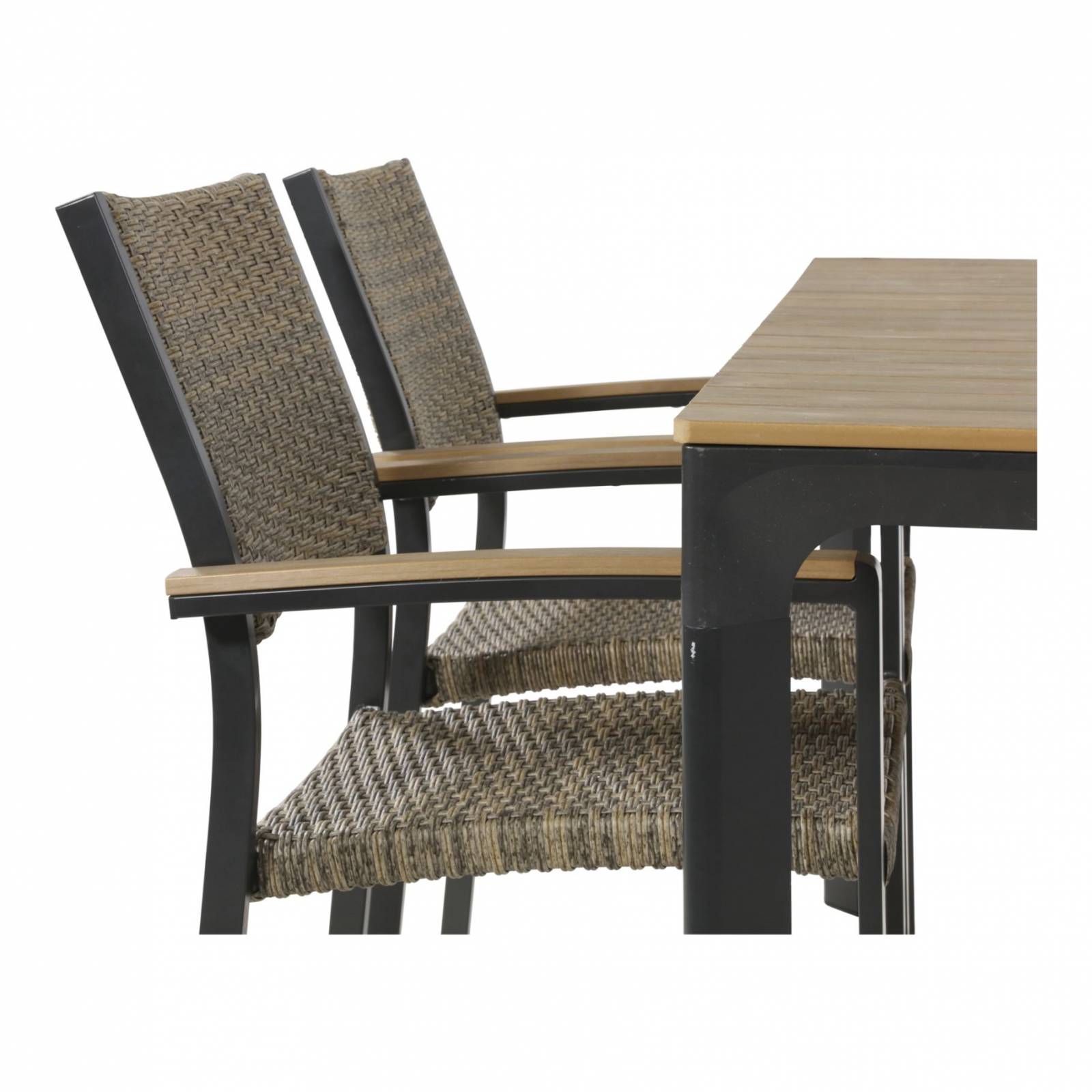 41301-D13WJpHHGFsTStss Lesli Living Sitzgarnitur Arezzo 4 Personen braun 160x90x74cm