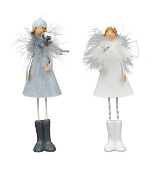 Exner »Engel Lilian« 21,5cm weiß grau