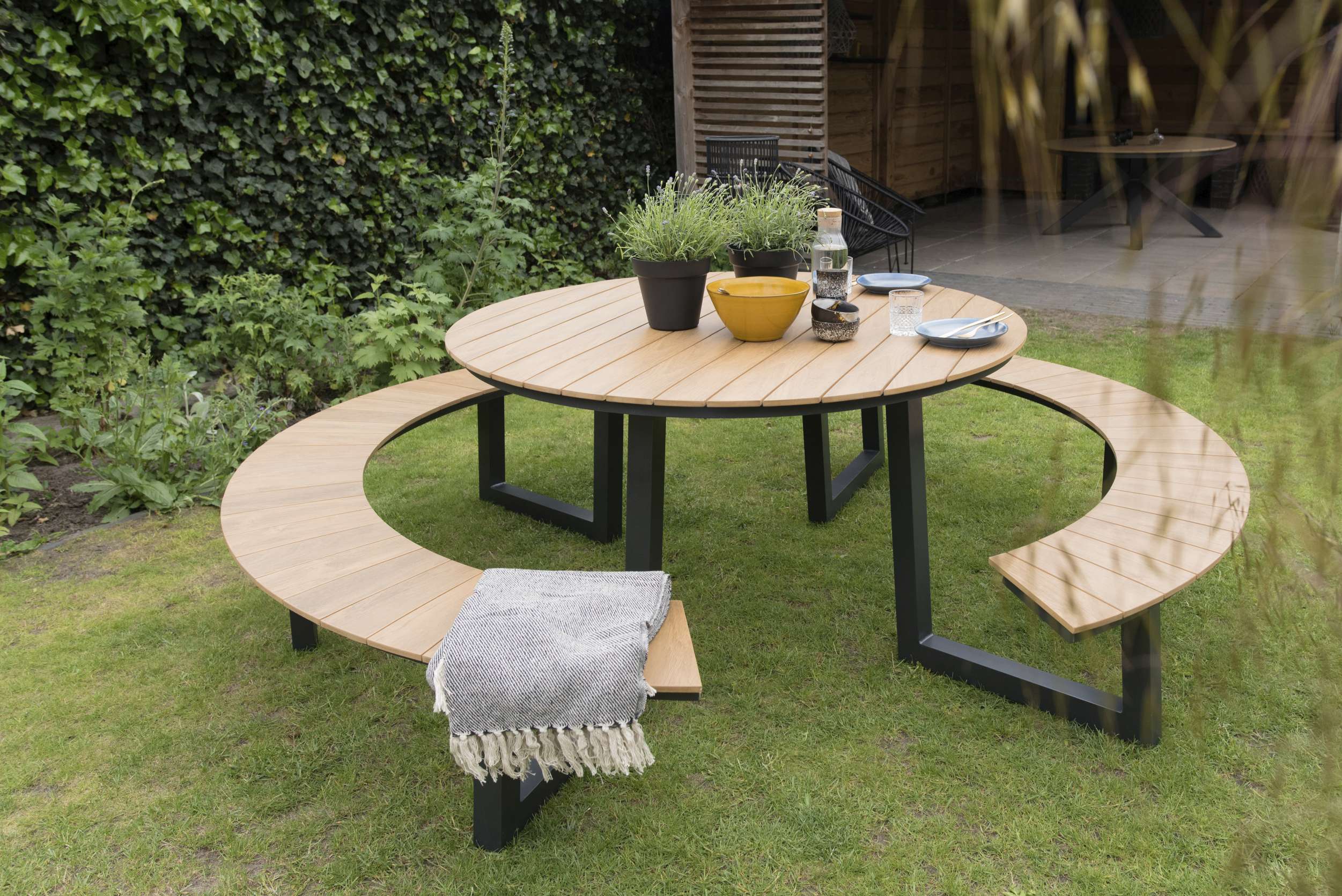 Lesli Living »Arezzo« Picknickset rund