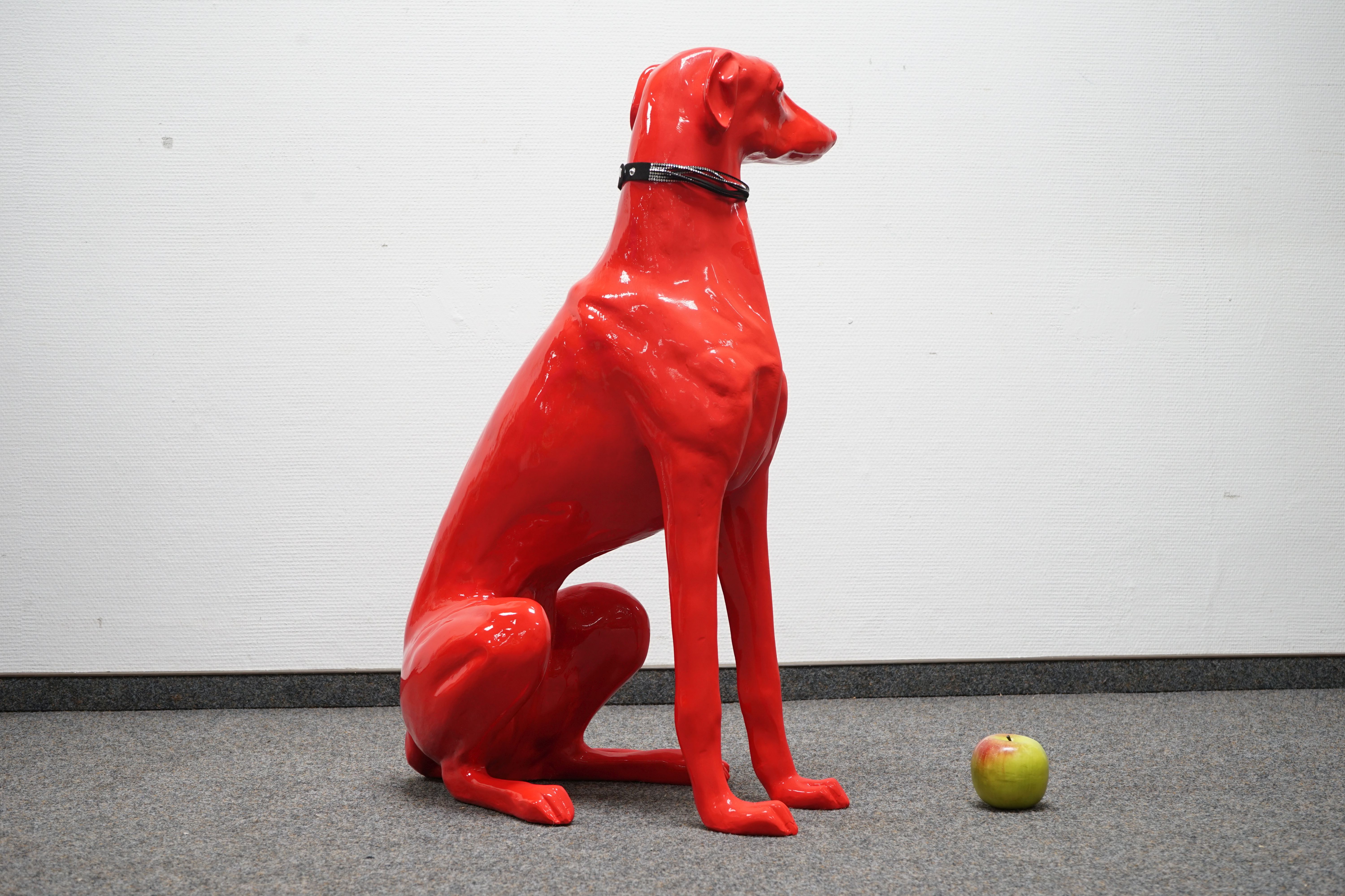 Tierskulptur Windhund »Mike«