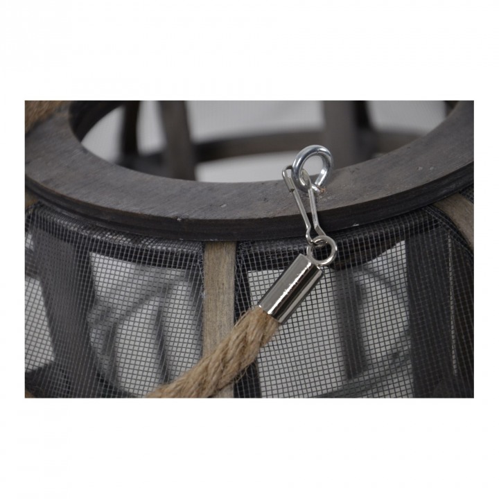Campo Verde »Windlicht Lock« grau