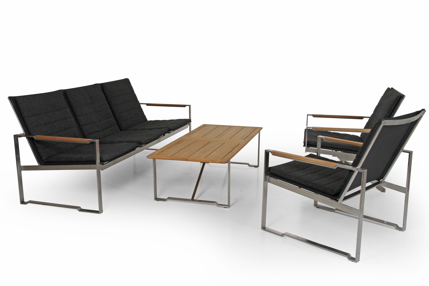 Brafab »Gotland« Teak-Edelstahlgruppe