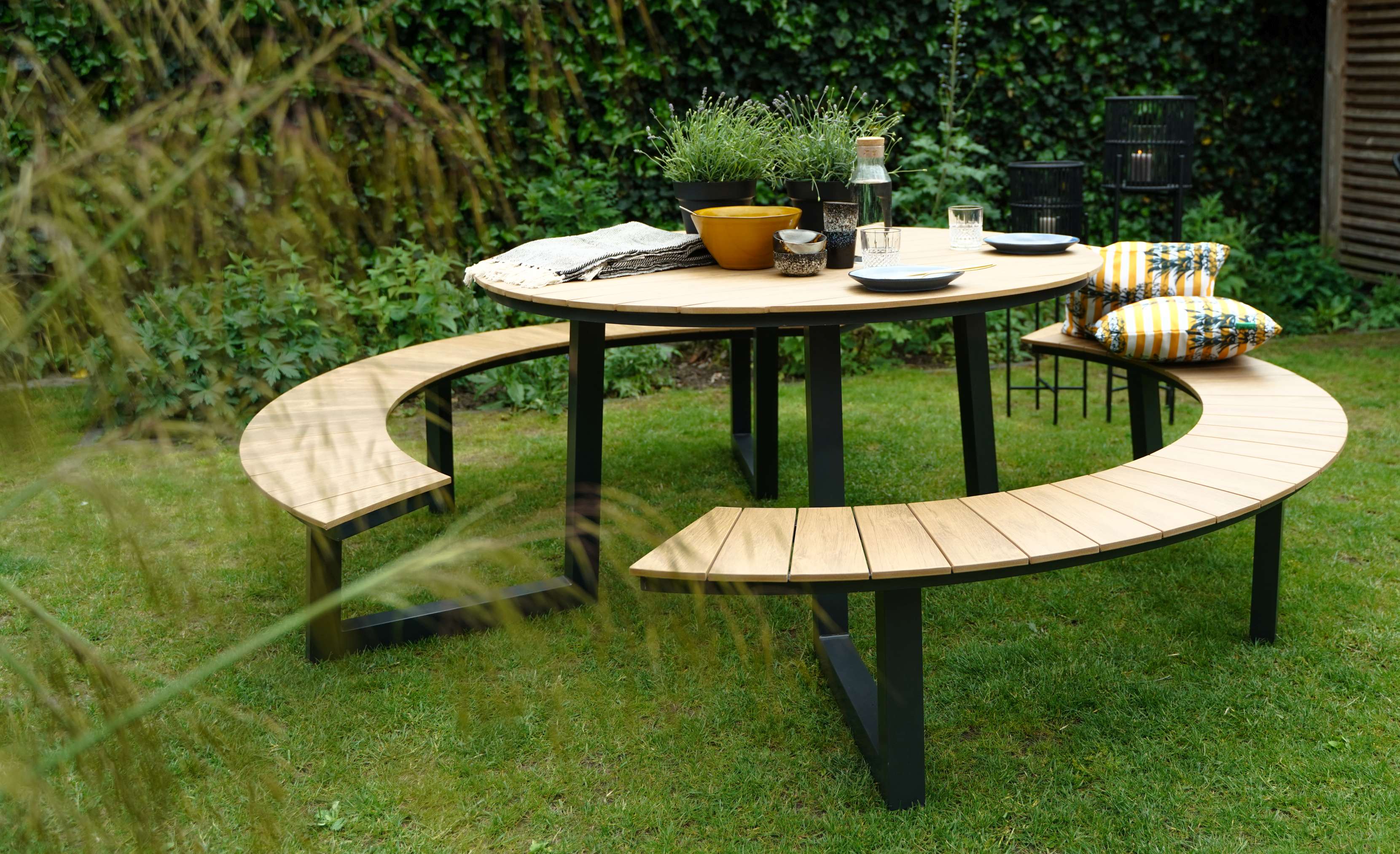 Lesli Living »Arezzo« Picknickset rund