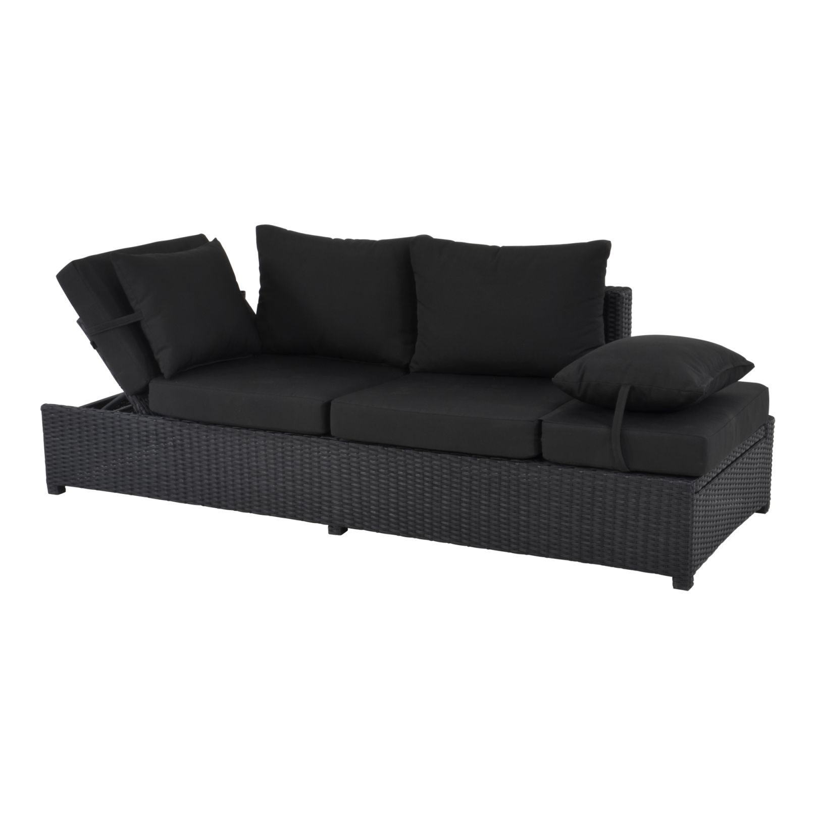 Lesli Living Loungebank »Roma Black«