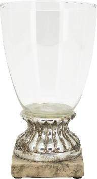 Exner »Pokal ArgenT« silber Stoneware (16,5x16,5x28cm)